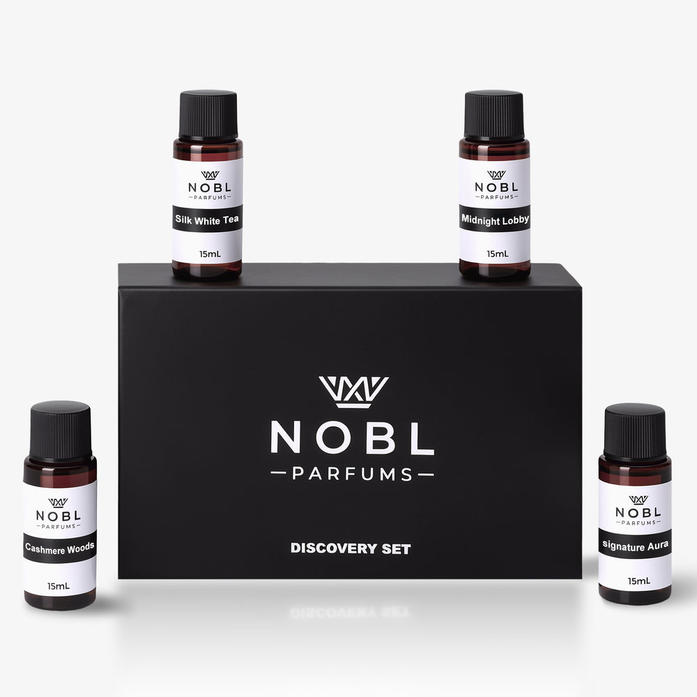 NOBL Discovery Set™ – 4 x 15ml Signature Diffuser Oils